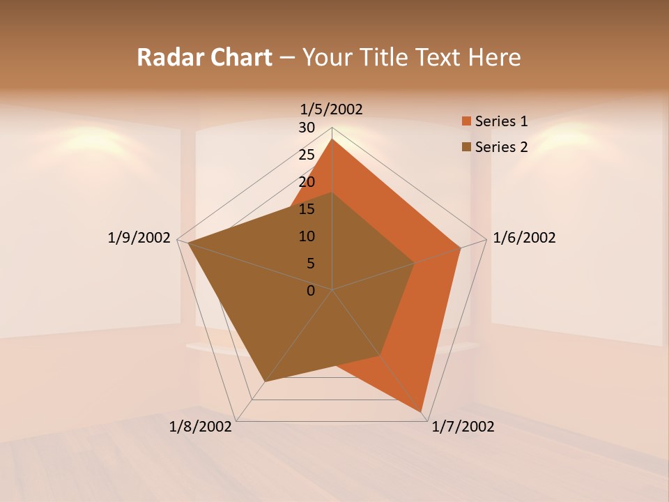 Round Background Contemporary PowerPoint Template