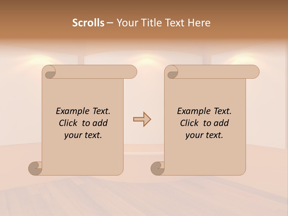 Round Background Contemporary PowerPoint Template
