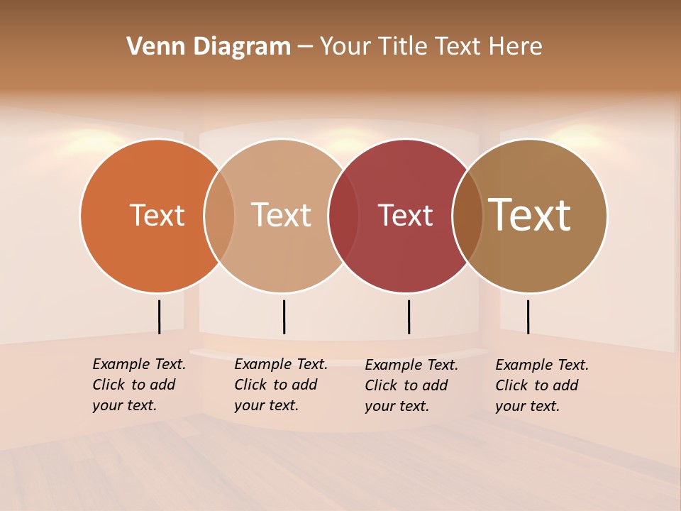 Round Background Contemporary PowerPoint Template