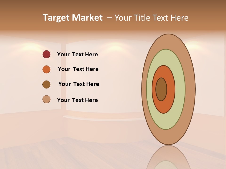 Round Background Contemporary PowerPoint Template