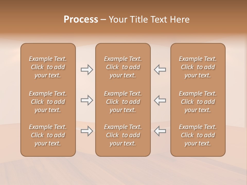 Round Background Contemporary PowerPoint Template