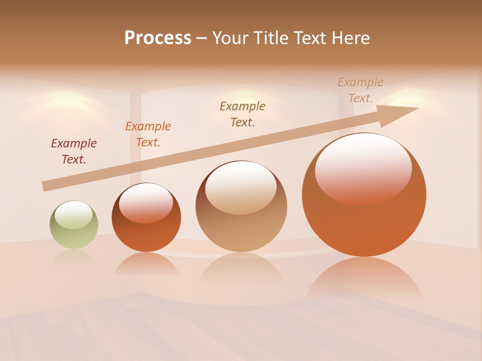 Round Background Contemporary PowerPoint Template