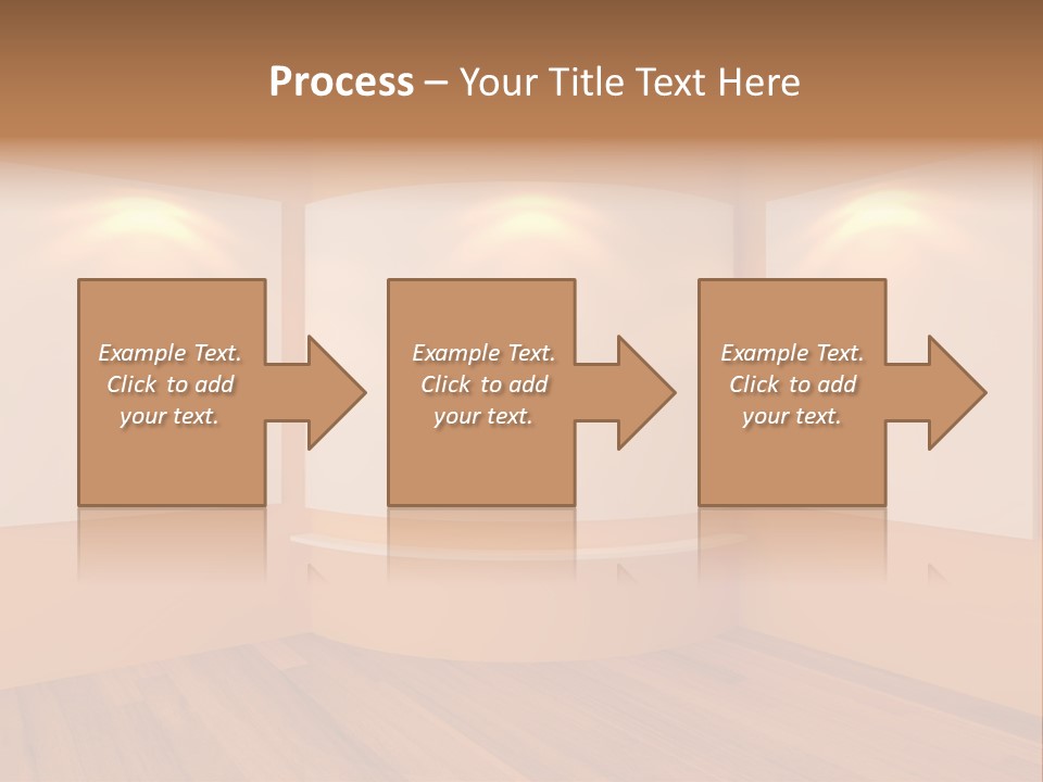Round Background Contemporary PowerPoint Template