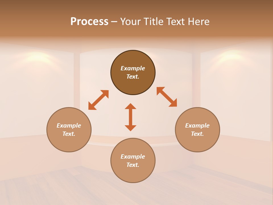Round Background Contemporary PowerPoint Template