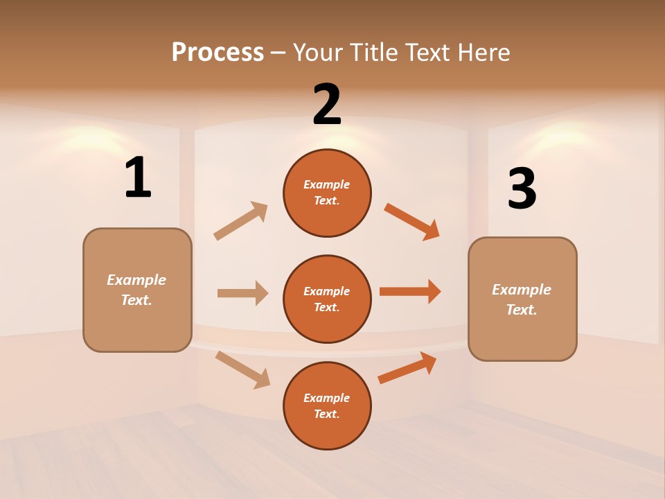 Round Background Contemporary PowerPoint Template