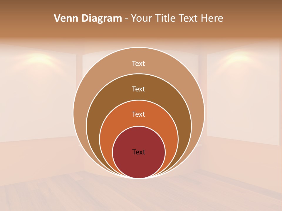 Round Background Contemporary PowerPoint Template