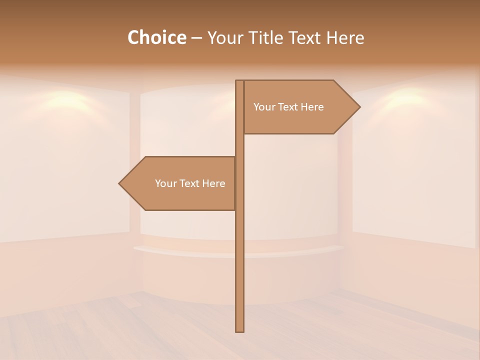 Round Background Contemporary PowerPoint Template
