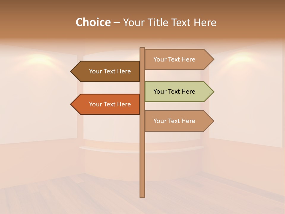 Round Background Contemporary PowerPoint Template