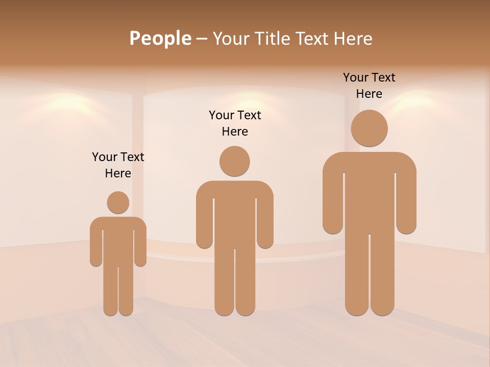 Round Background Contemporary PowerPoint Template