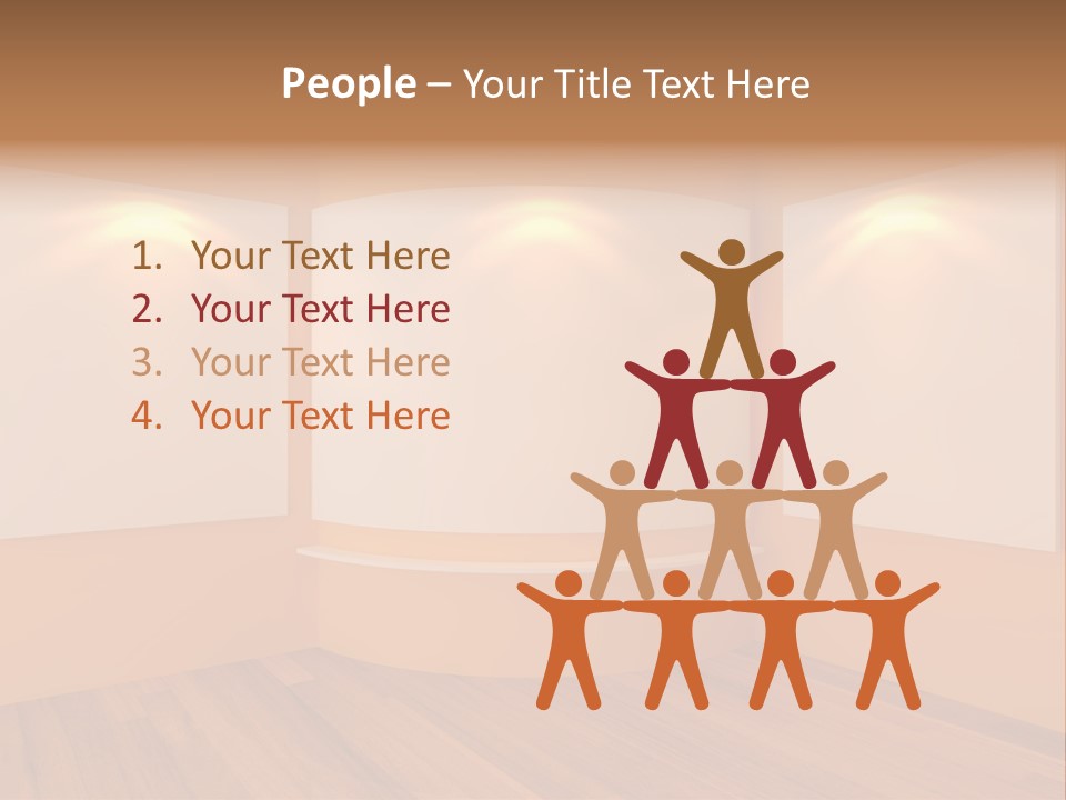 Round Background Contemporary PowerPoint Template