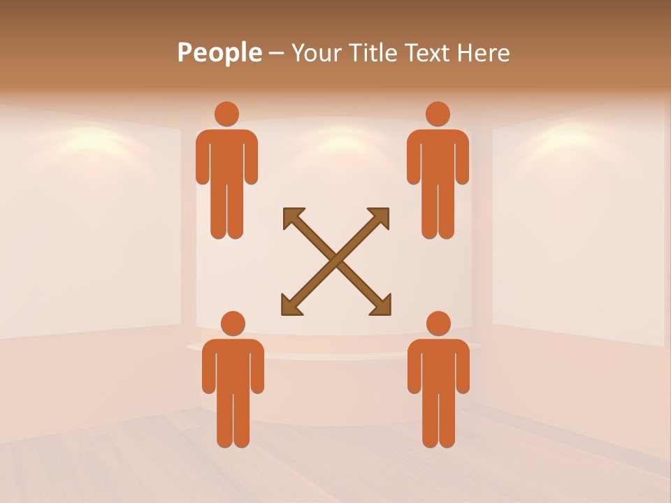 Round Background Contemporary PowerPoint Template