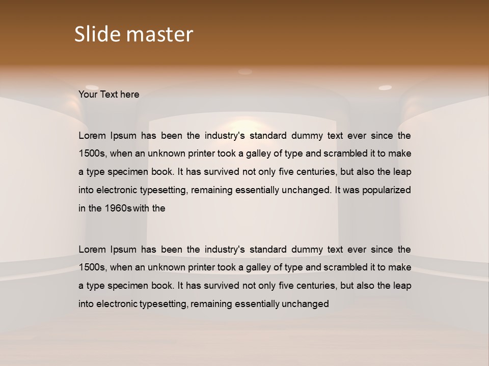 Picture Floor Frame PowerPoint Template