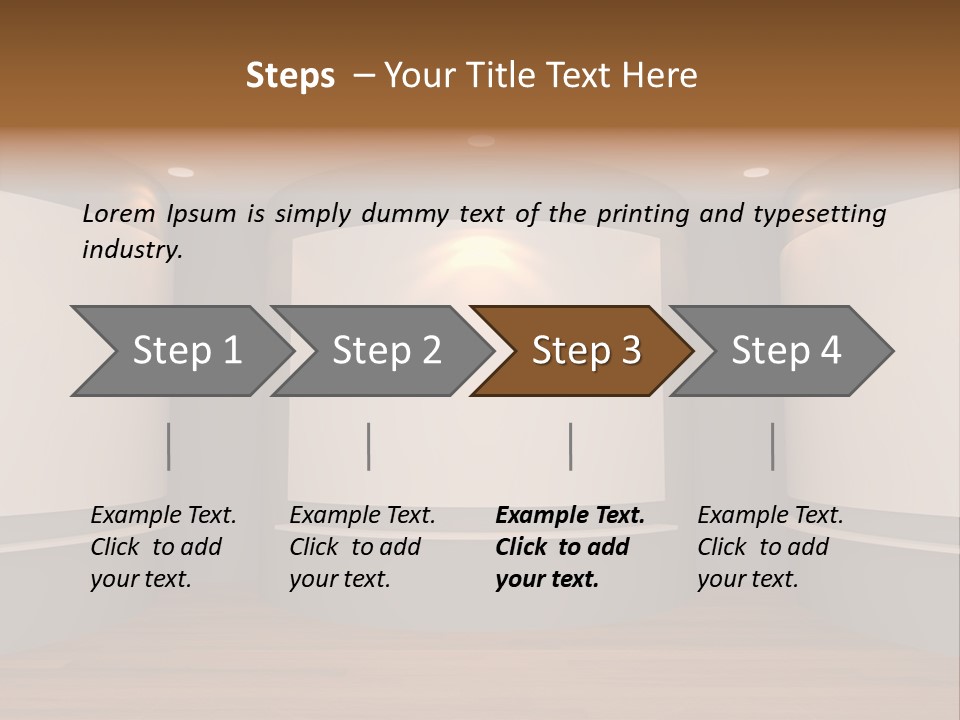 Picture Floor Frame PowerPoint Template