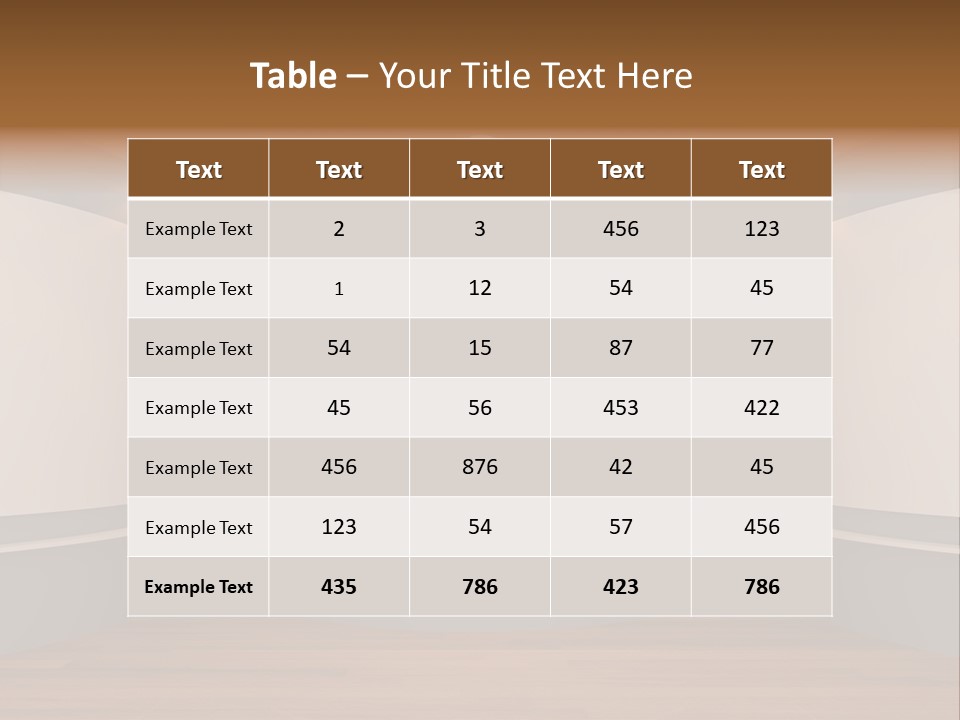 Picture Floor Frame PowerPoint Template