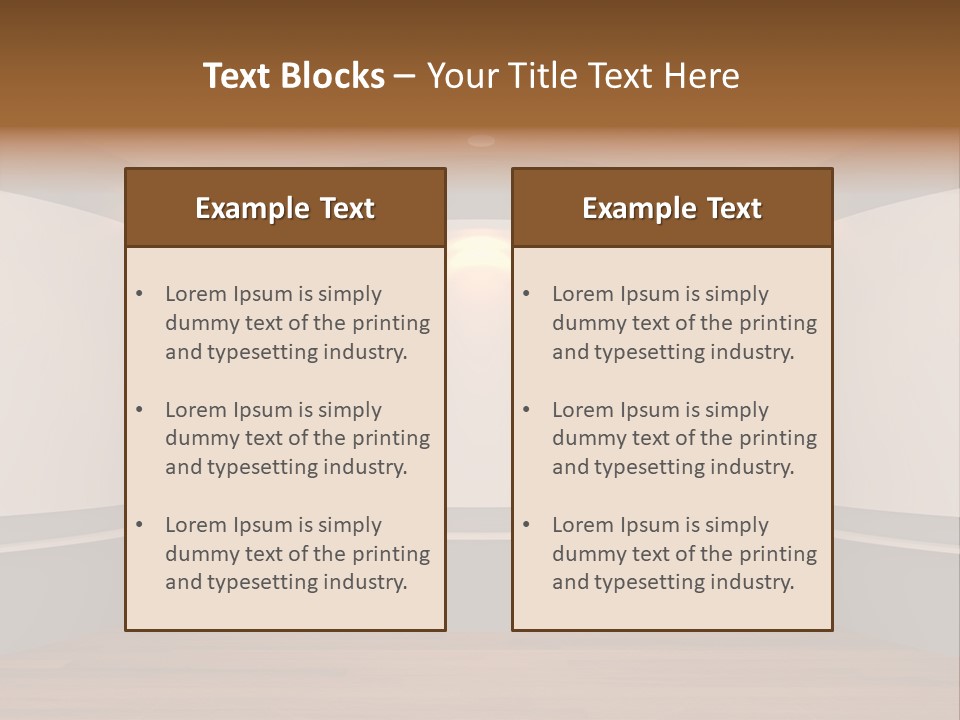 Picture Floor Frame PowerPoint Template