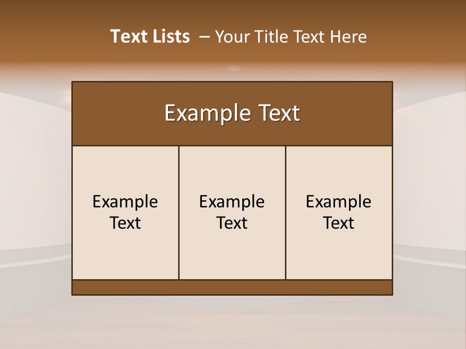 Picture Floor Frame PowerPoint Template