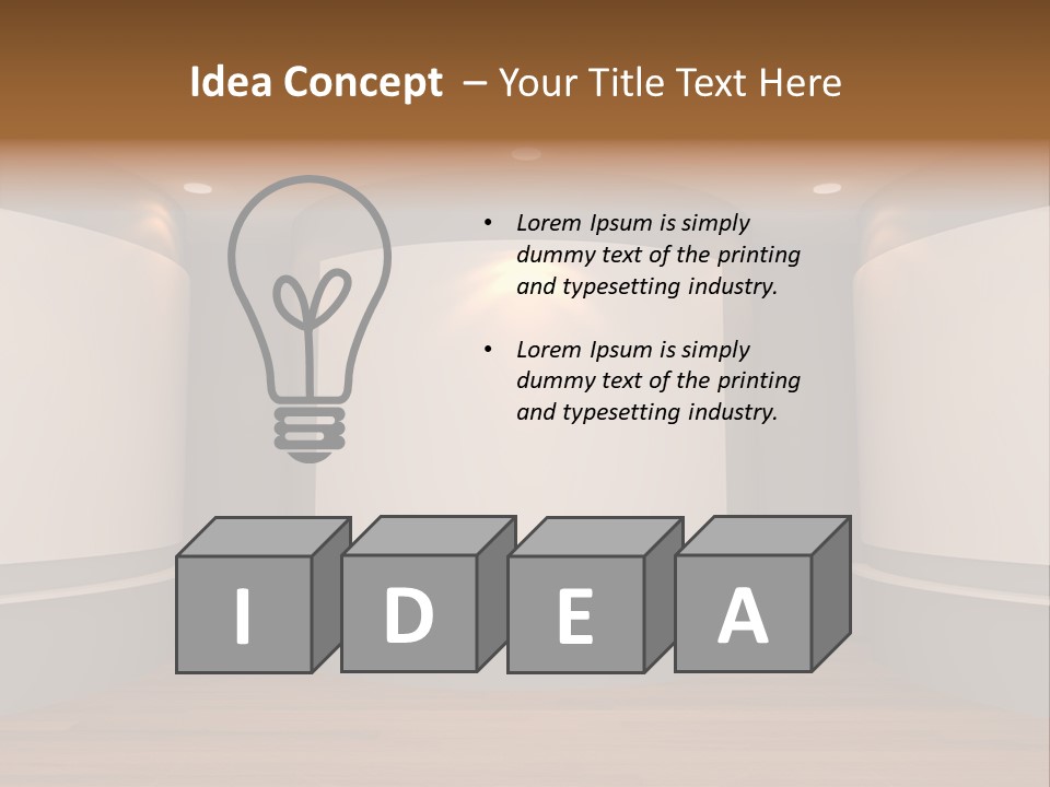 Picture Floor Frame PowerPoint Template