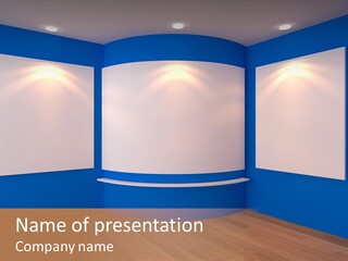 Round Contemporary Art PowerPoint Template