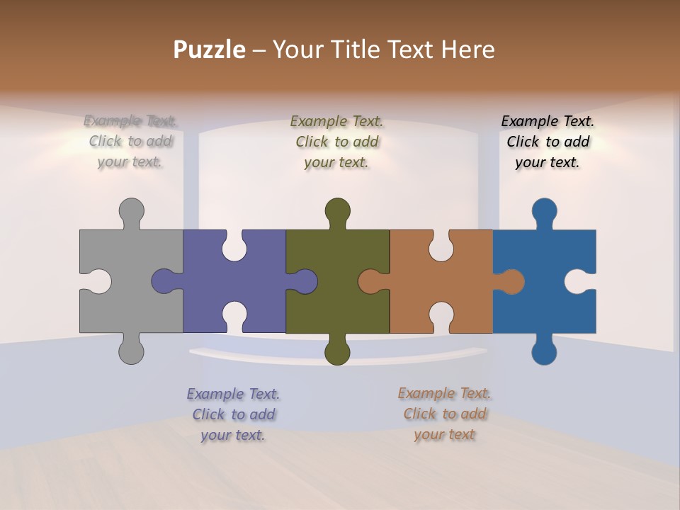 Round Contemporary Art PowerPoint Template