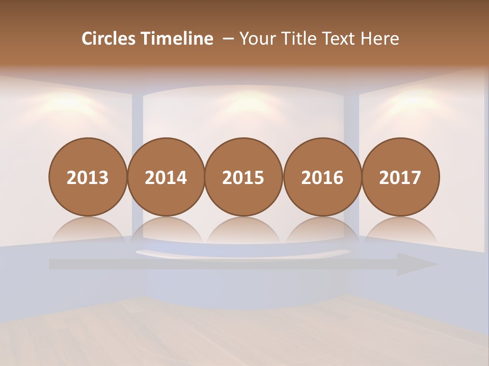 Round Contemporary Art PowerPoint Template