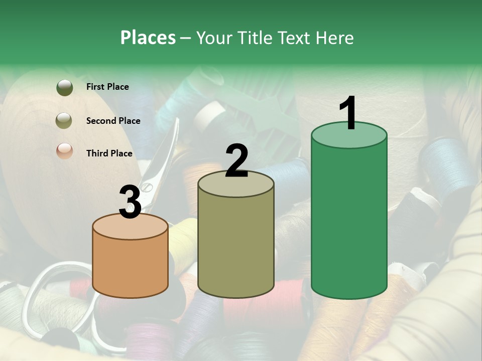 Fashion Fiber Seamstress PowerPoint Template