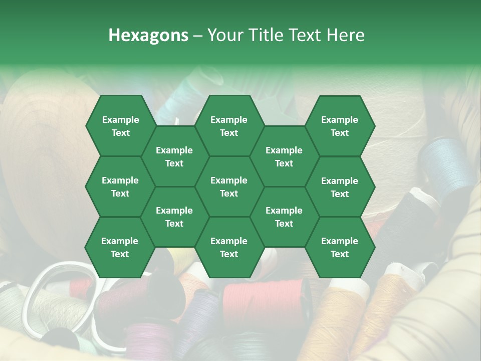 Fashion Fiber Seamstress PowerPoint Template