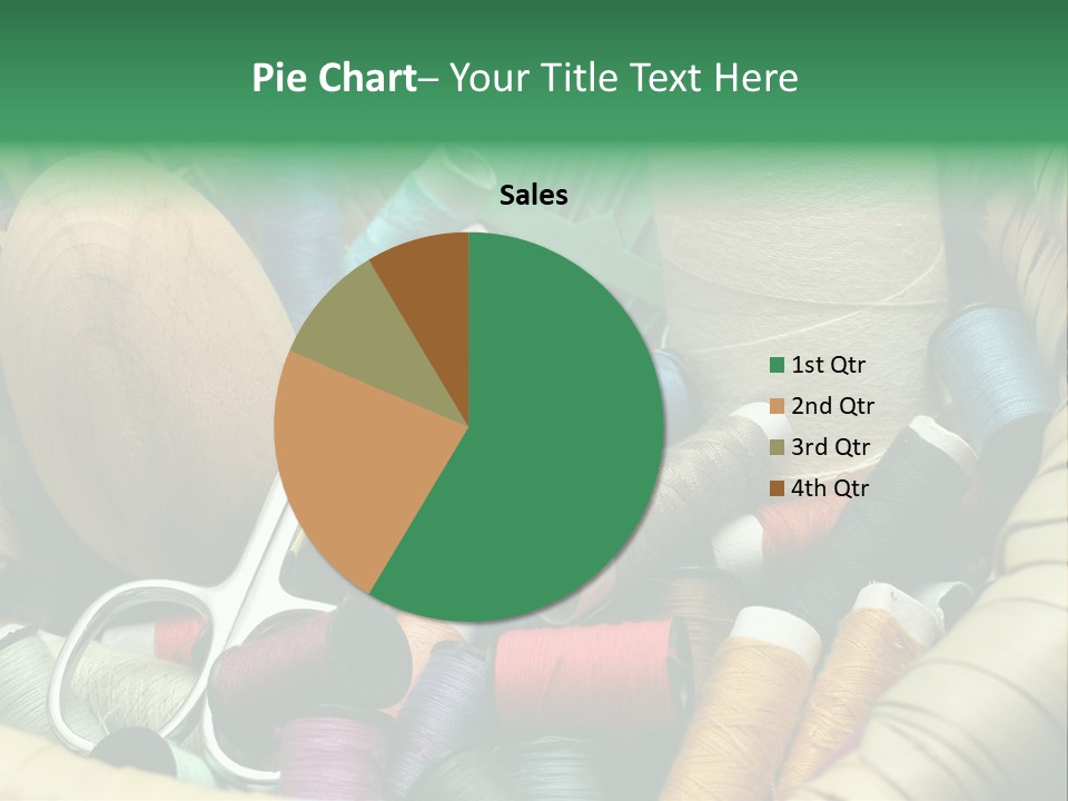 Fashion Fiber Seamstress PowerPoint Template