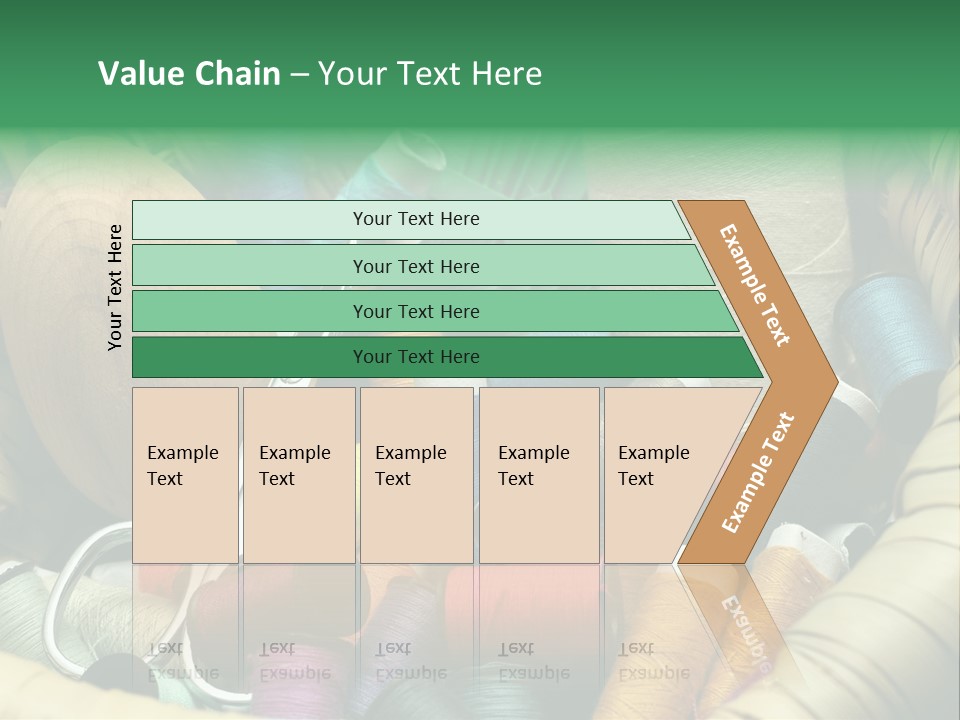 Fashion Fiber Seamstress PowerPoint Template