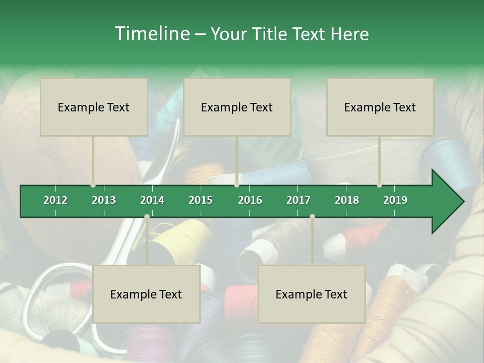 Fashion Fiber Seamstress PowerPoint Template