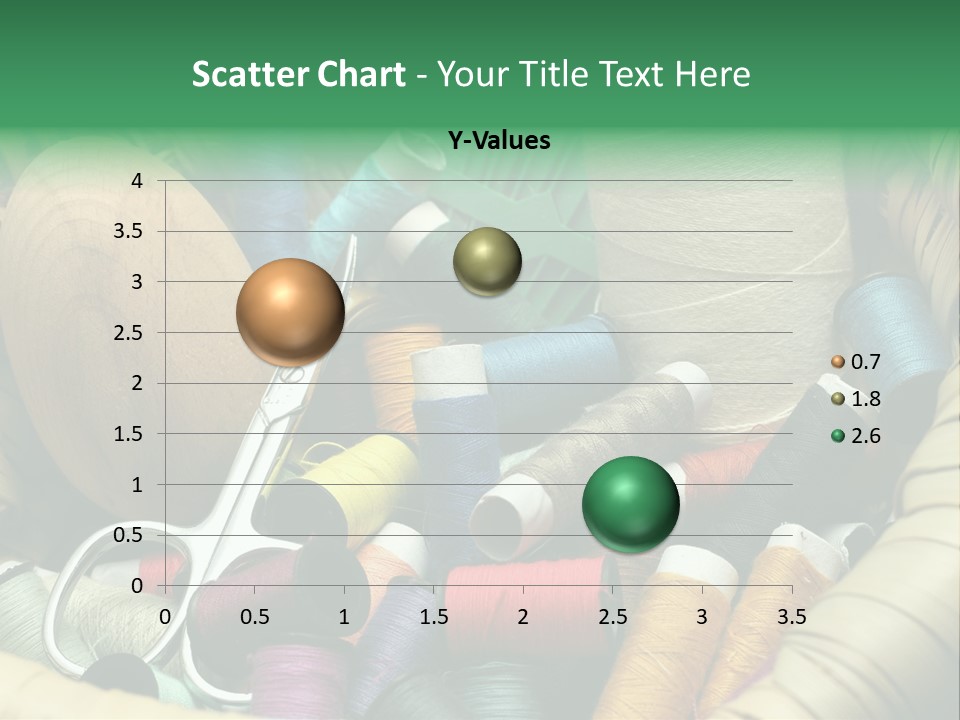 Fashion Fiber Seamstress PowerPoint Template