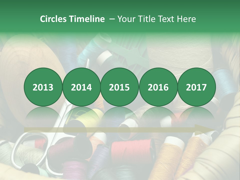 Fashion Fiber Seamstress PowerPoint Template