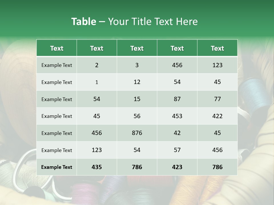 Fashion Fiber Seamstress PowerPoint Template