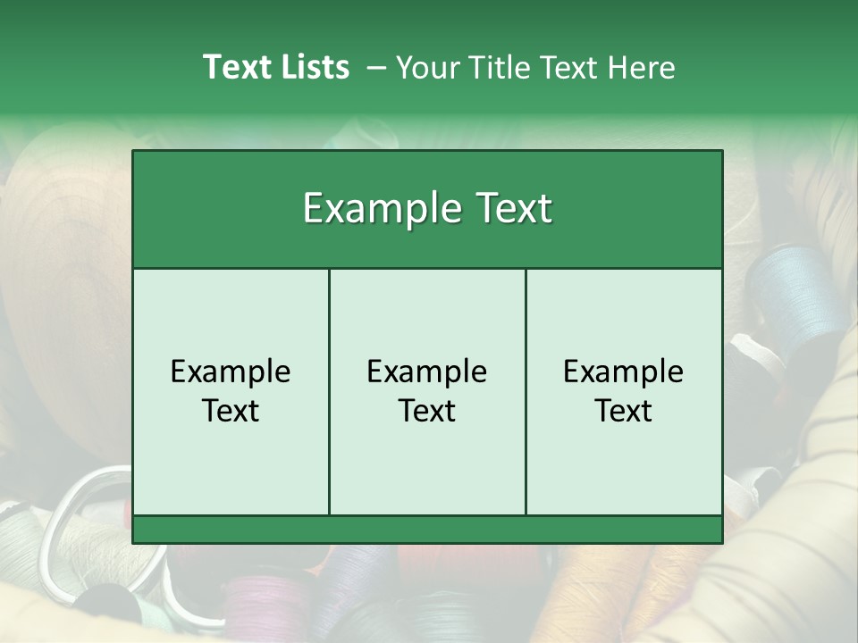 Fashion Fiber Seamstress PowerPoint Template