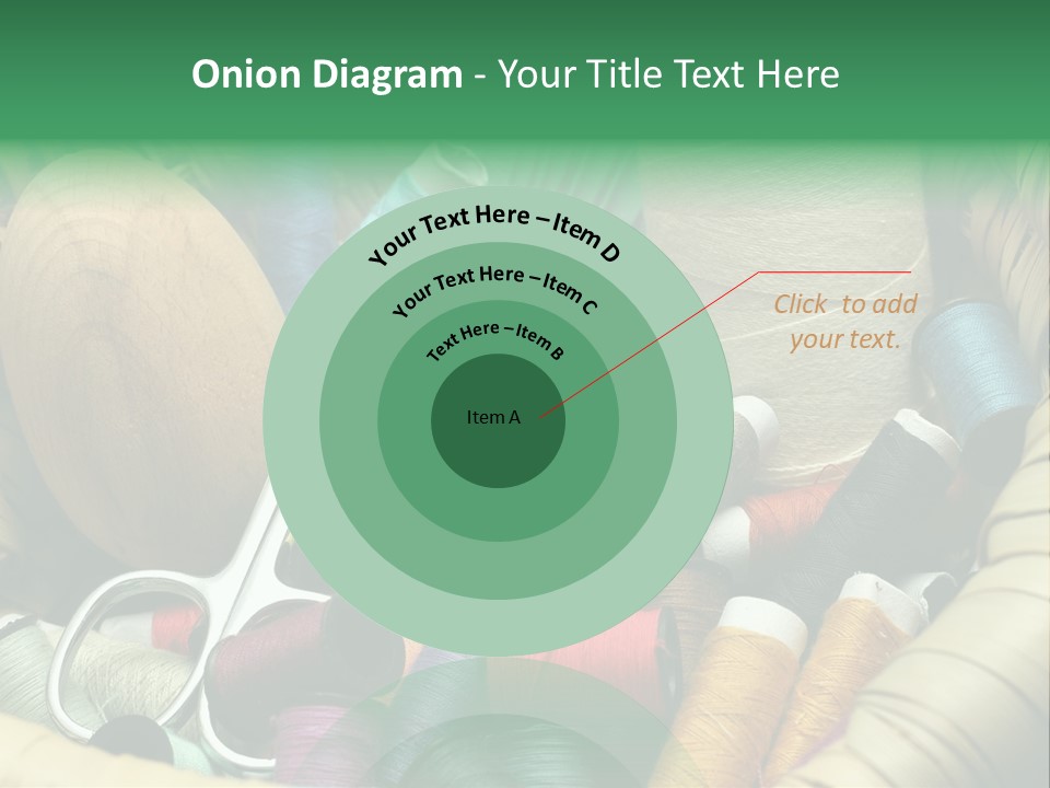 Fashion Fiber Seamstress PowerPoint Template