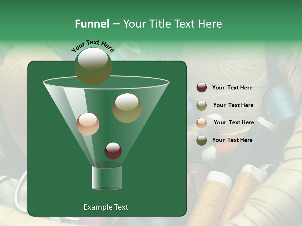 Fashion Fiber Seamstress PowerPoint Template