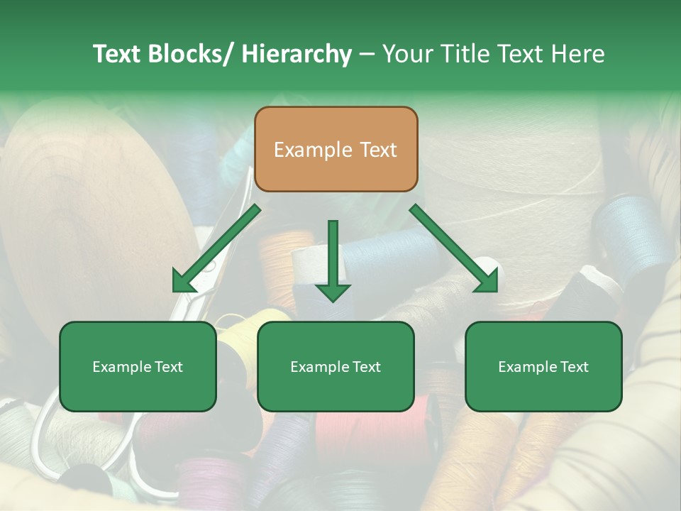 Fashion Fiber Seamstress PowerPoint Template