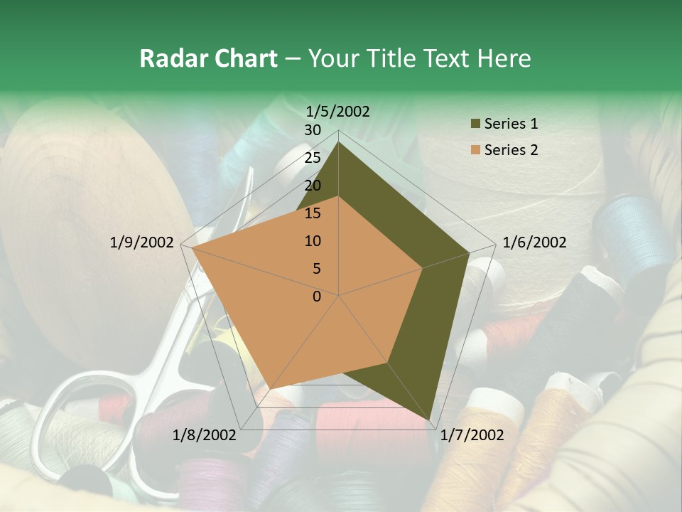 Fashion Fiber Seamstress PowerPoint Template