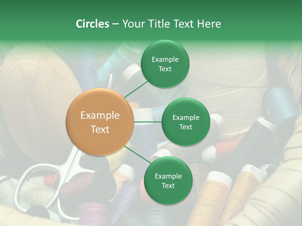 Fashion Fiber Seamstress PowerPoint Template