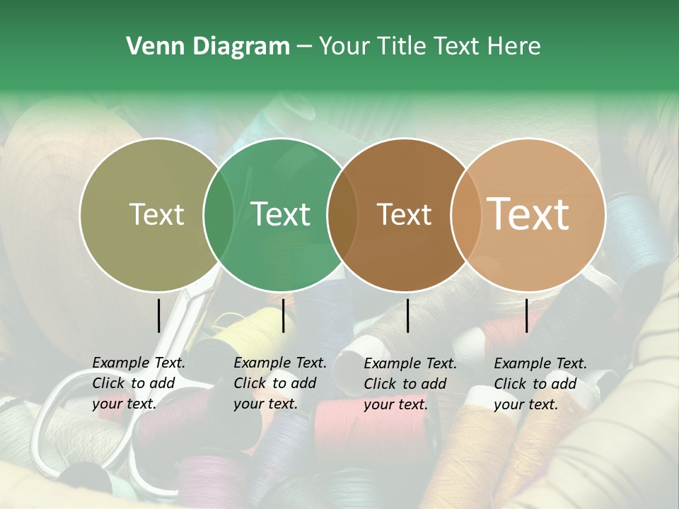 Fashion Fiber Seamstress PowerPoint Template