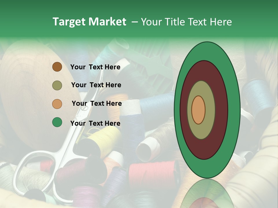 Fashion Fiber Seamstress PowerPoint Template