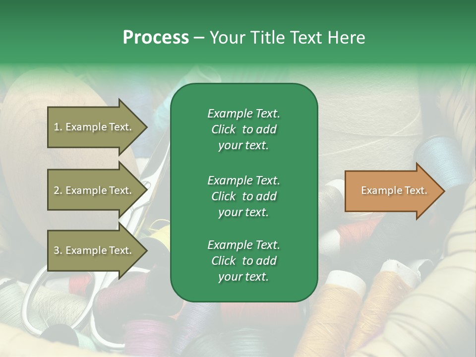 Fashion Fiber Seamstress PowerPoint Template