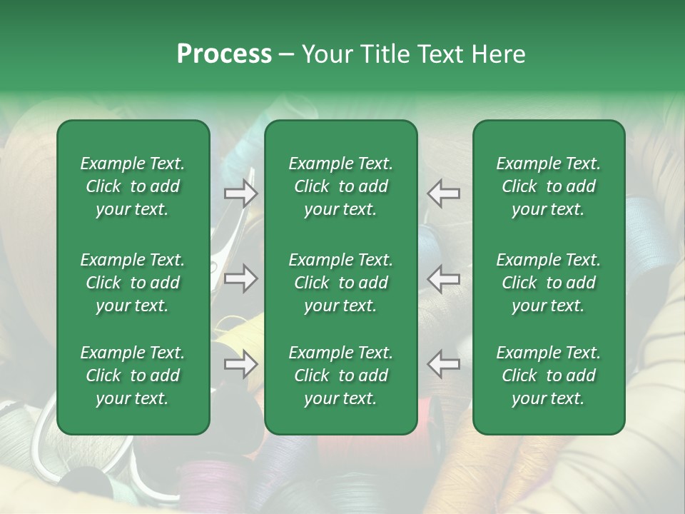 Fashion Fiber Seamstress PowerPoint Template