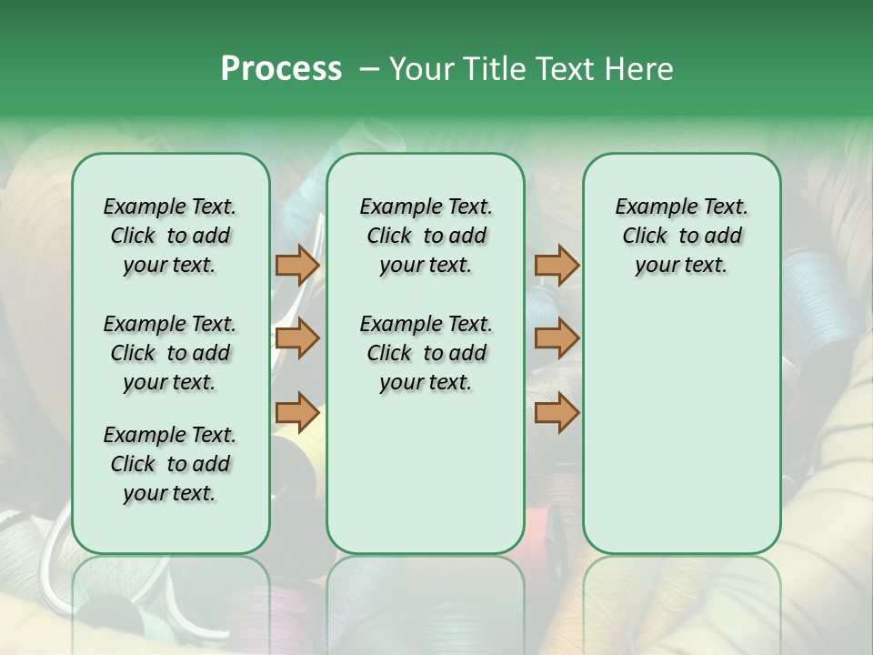 Fashion Fiber Seamstress PowerPoint Template