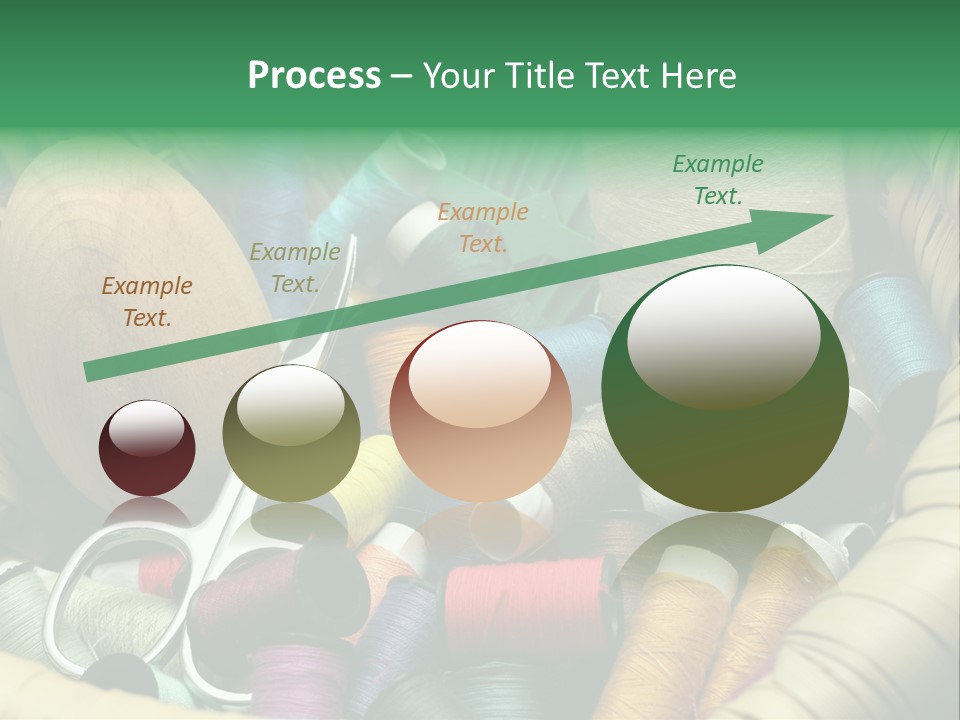 Fashion Fiber Seamstress PowerPoint Template