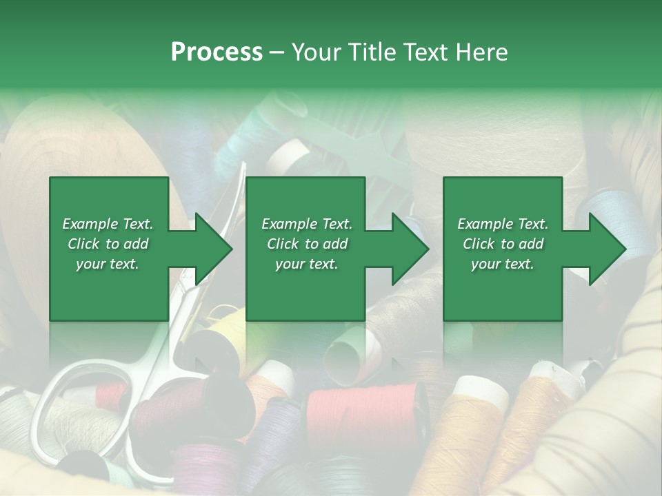 Fashion Fiber Seamstress PowerPoint Template