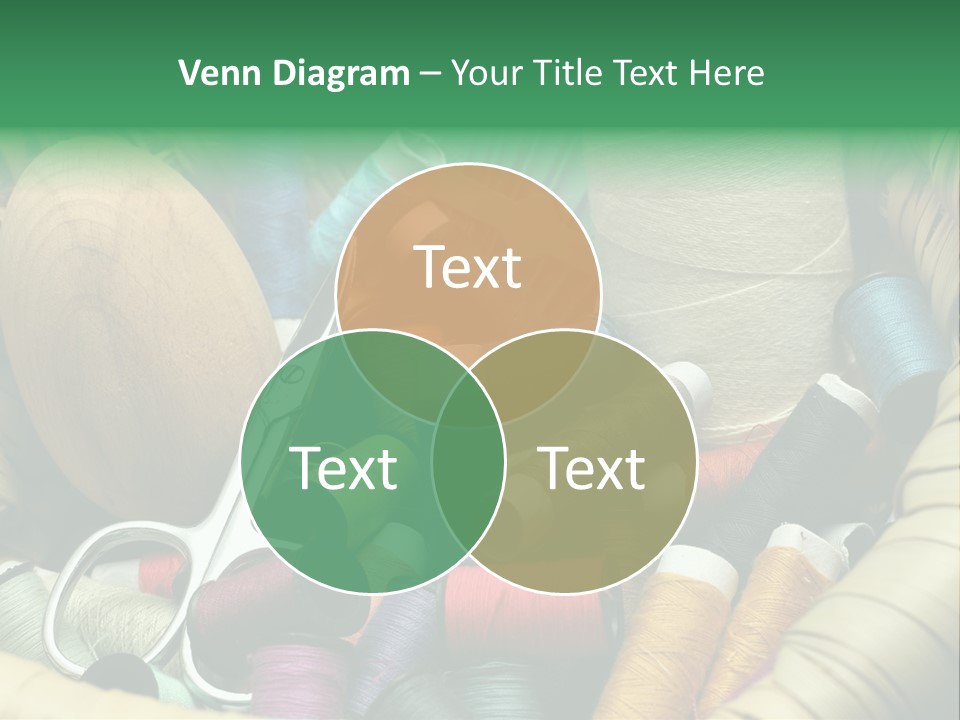 Fashion Fiber Seamstress PowerPoint Template