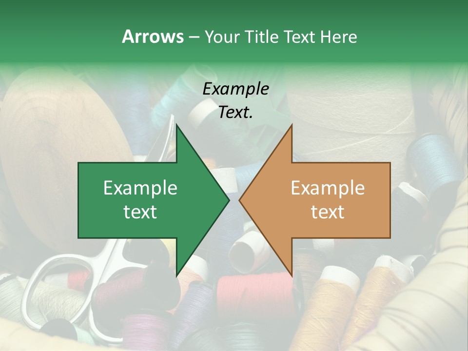 Fashion Fiber Seamstress PowerPoint Template