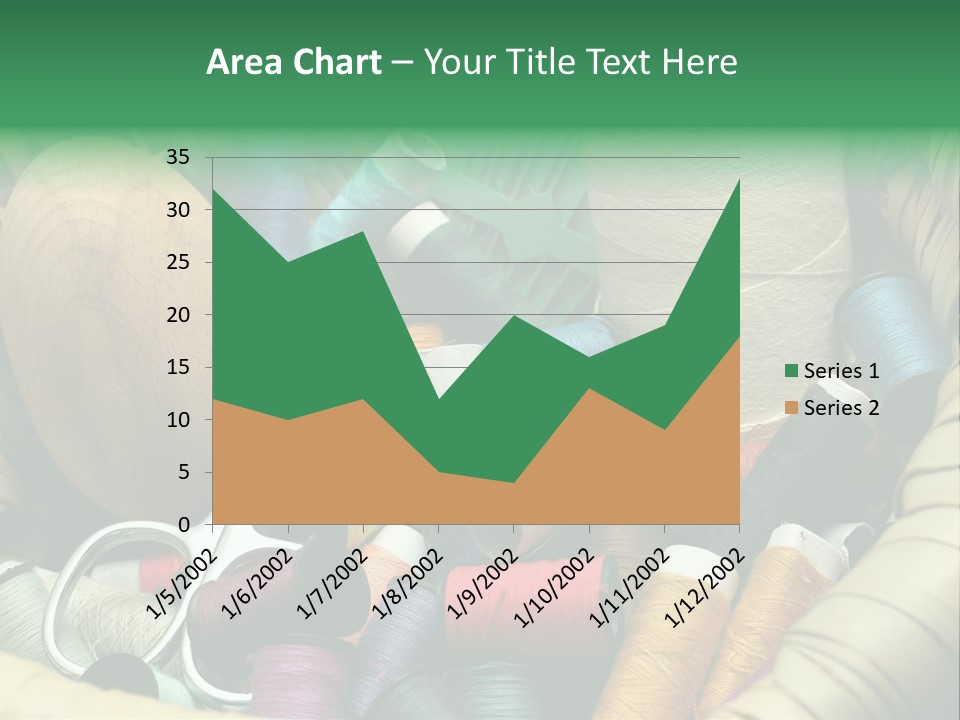 Fashion Fiber Seamstress PowerPoint Template