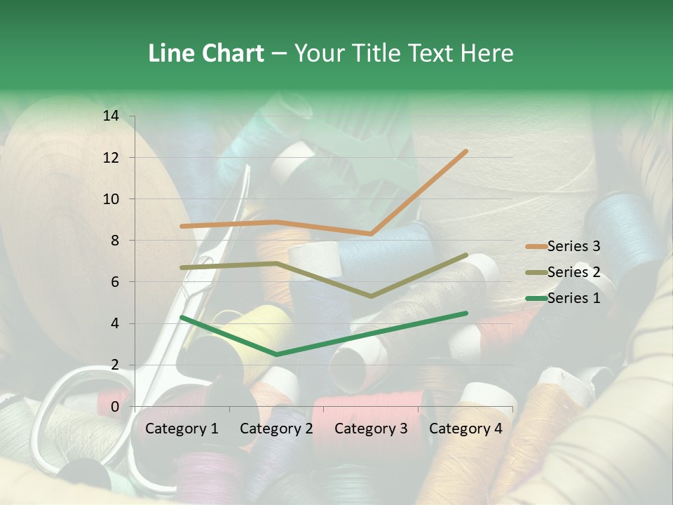 Fashion Fiber Seamstress PowerPoint Template