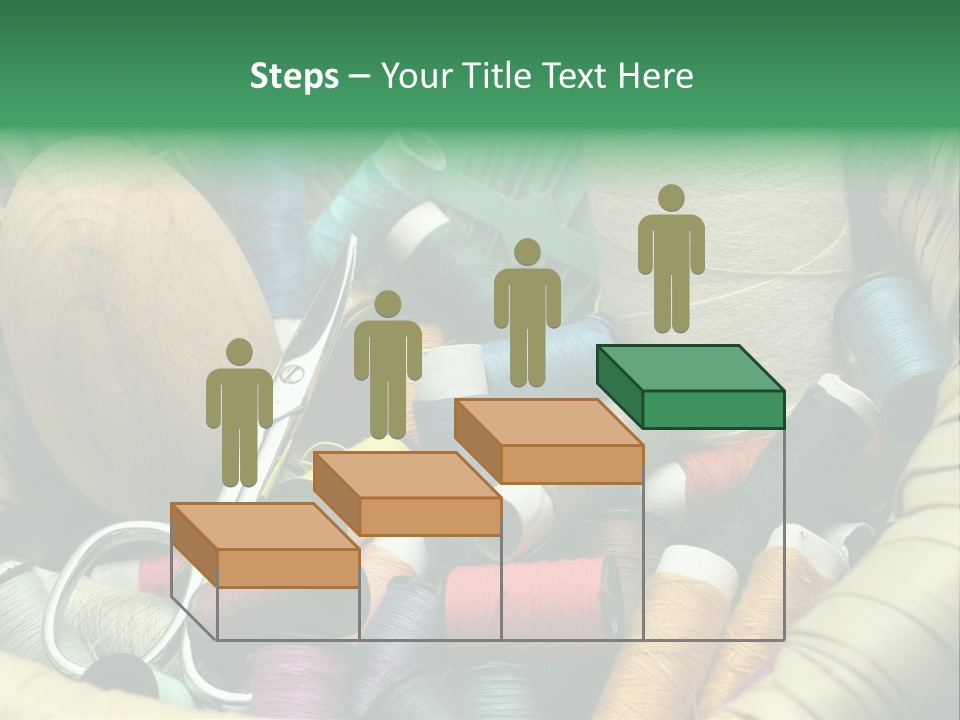 Fashion Fiber Seamstress PowerPoint Template